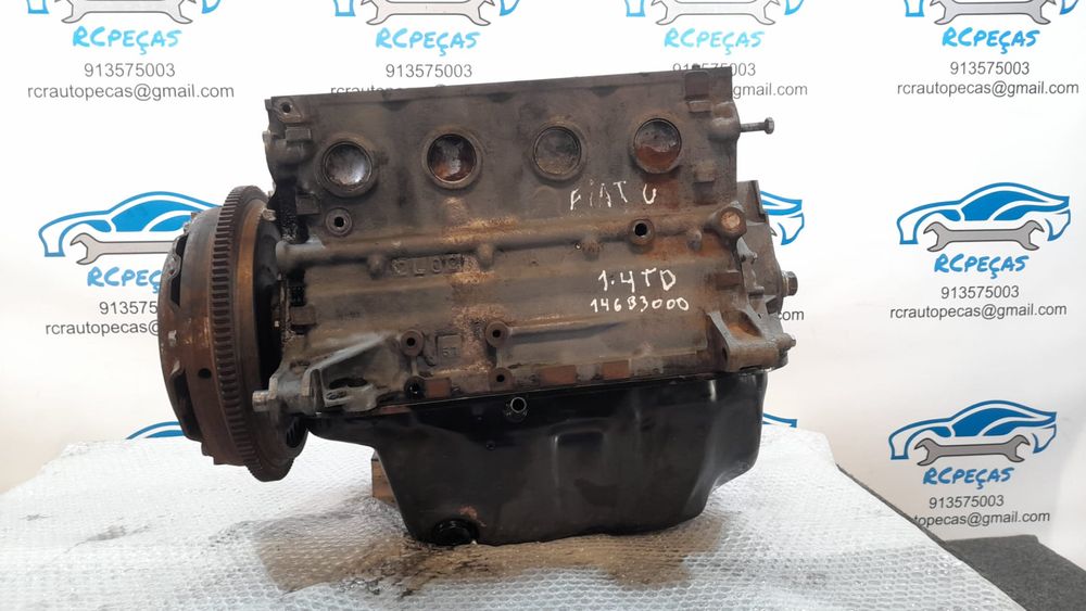 BLOCO ARMADO MOTOR 146B3000 1258394 FIAT UNO 146 1.4D 146B3000 1258394