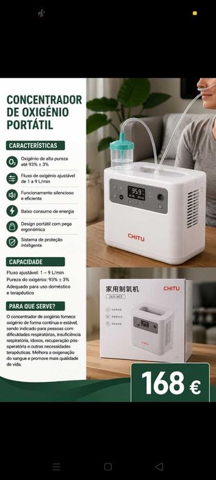 Inalador 168€.Oportunidade
