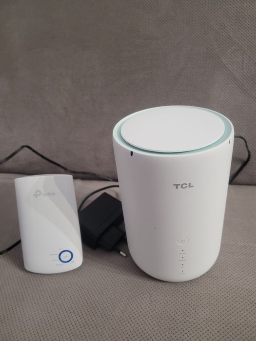 Router TCL + wzmacniacz TP Link