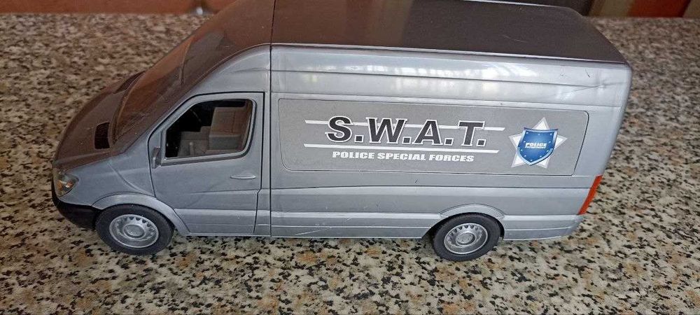 Модель "Mercedes-Benz Sprinter" большой масштаб 1:24 (28 см) серый металлик