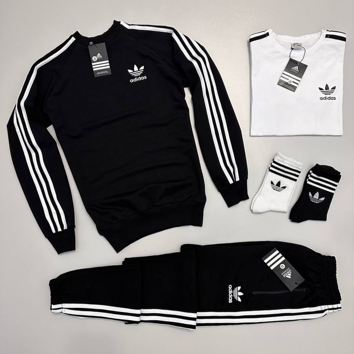 Чоловічий спортивний костюм адідас набір [3в1] Adidas [XS-3XL]