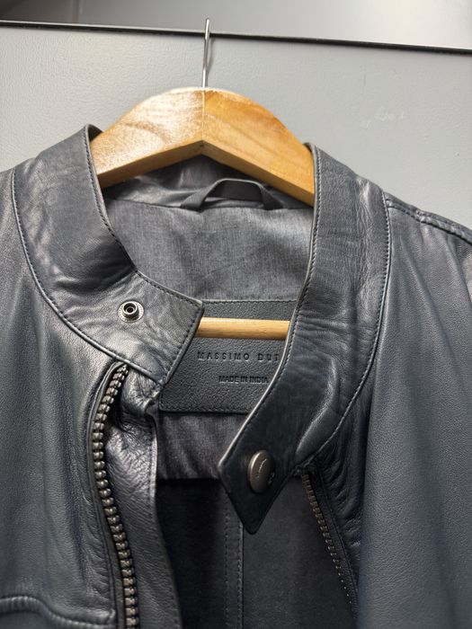 Кожанная куртка Massimo Dutti