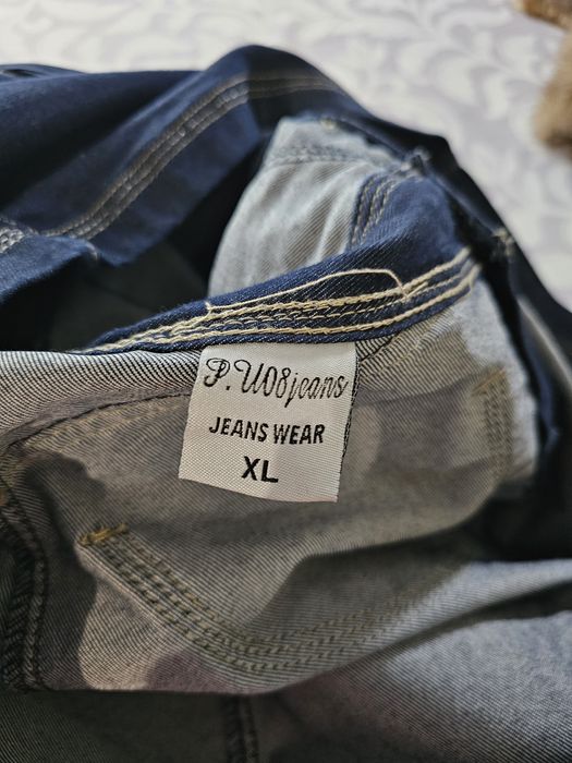 Sukienka jeansowa na guziki XL