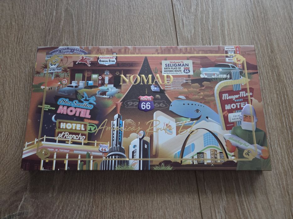 Nomad Cosmetics America's Route 66 paleta cieni do powiek