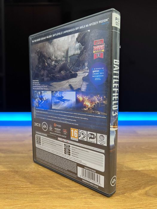 Battlefield 3 (PC PL 2011) DVD BOX kompletne premierowe wydanie