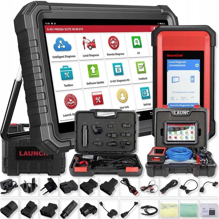 Launch X431 Tester Pro3s+ Elite Smartlink C 2 Gutmann Delphi interfejs diagnostyczny