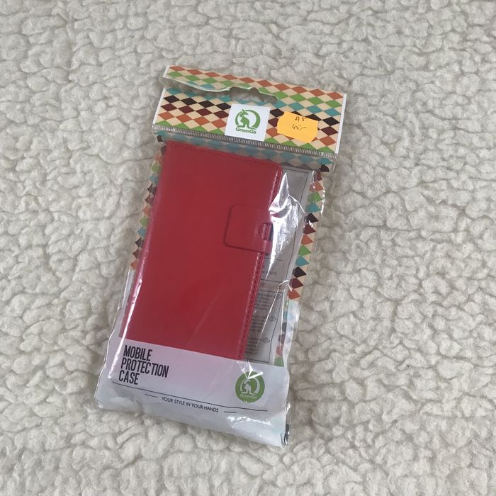 Nowe czerwone etui, case na telefon smartfon GreenGo A5