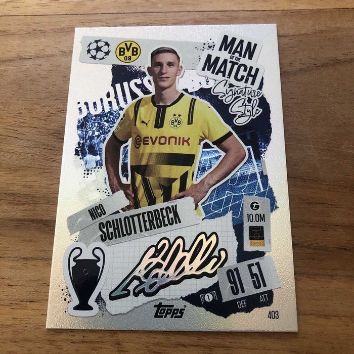 Match Attax card