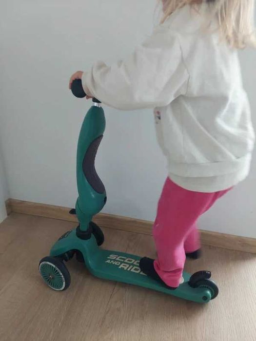 Scoot and ride hulajnoga rowerek biegowy trójkołowy balansujący