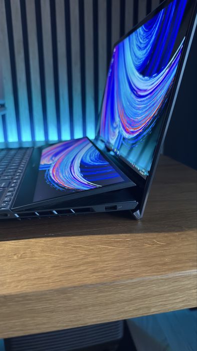 Laptop ASUS Zenbook Pro Duo 32ram i9 RTX3070 - Komputer do pracy/gier