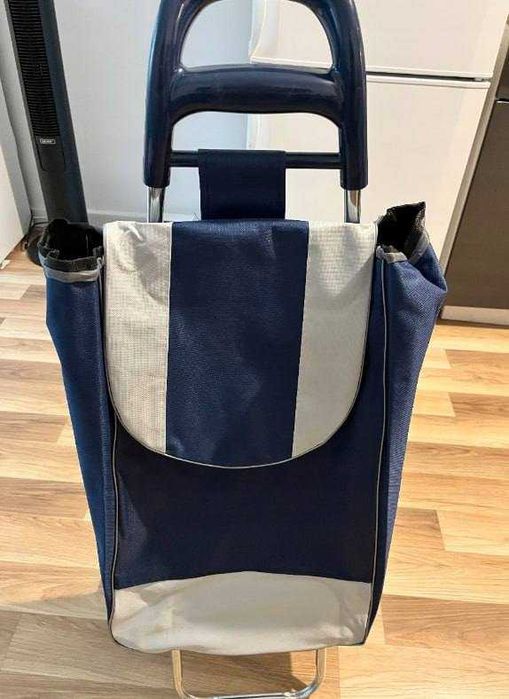 Wózek Zakupowy Torba na Kółkach Organizer Zakupowy Składany Lekki