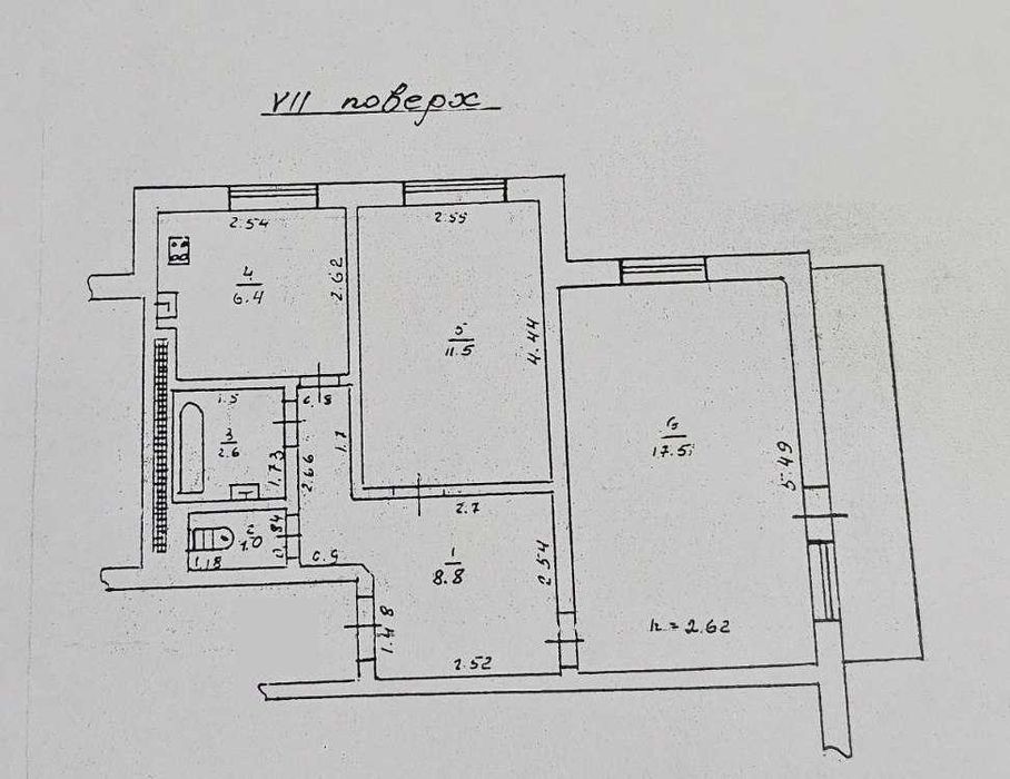 2-кімнатна з капітальним ремонтом +кладовка | Черемушки, пл. Толбухіна