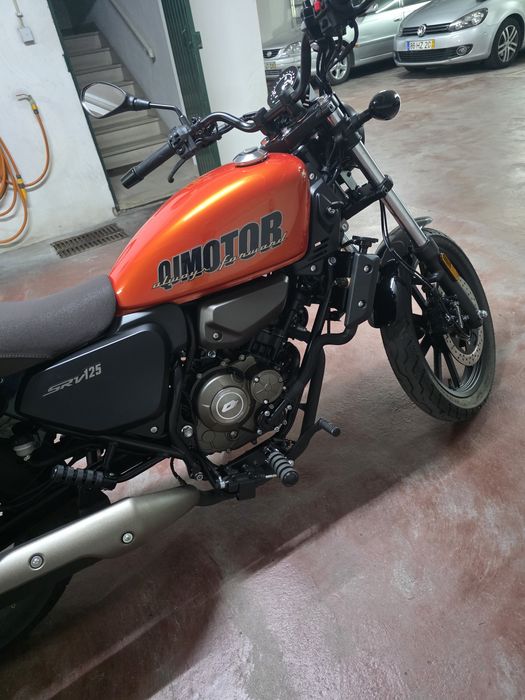 Moto qj srv 125 garantia 5 anos como nova