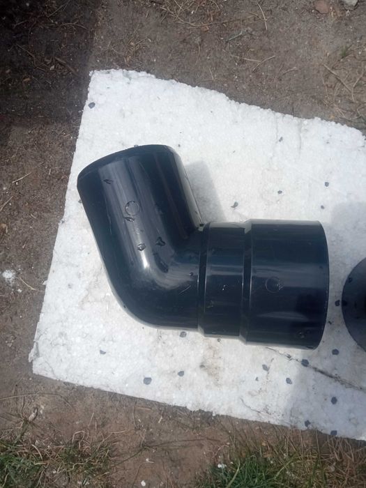 Kolanka do rury spadowej grafit 5 szt.