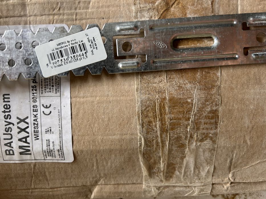 Wieszak płaski 60/125