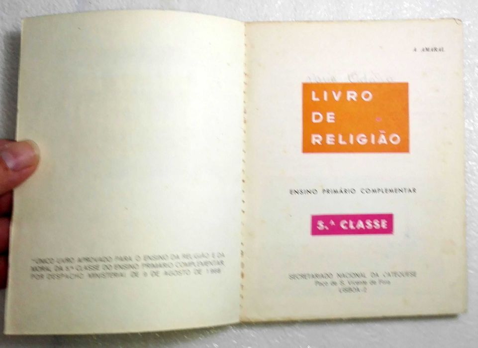Livro de Religião – 5ª classe
