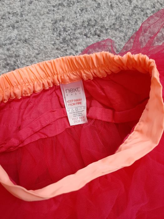 Next Baby spódniczka tiulowa dla baletnicy różowa rozmiar 3/6 miesięcy