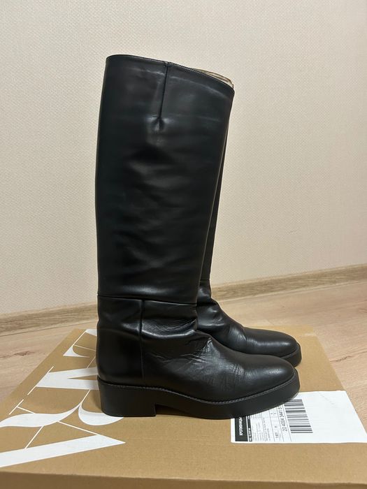 Чоботи шкіряні  Zara 39р.