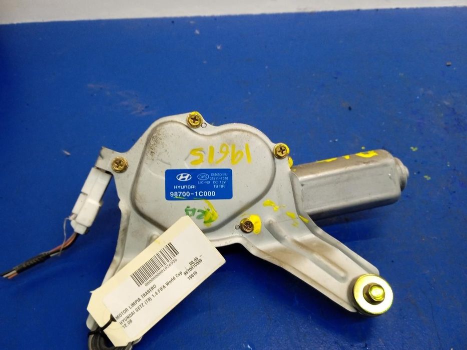 MOTOR LIMPA-VIDROS TRASEIRO HYUNDAI GETZ 2007 -987001C000