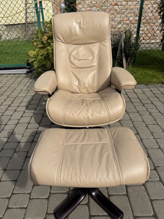 Крісло реклайнер шкіра (00131)крісло релакс Розкладне крісло