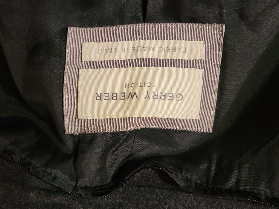 Gerry Weber nowy płaszcz wełna + kaszmir 46