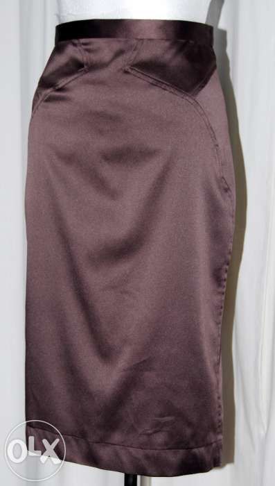 CAVALLI satynowa spódnica ołówkowa, NOWA, 36