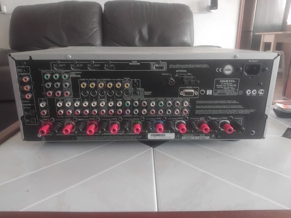 Amplificador ONKYO av receiver TX-SR706