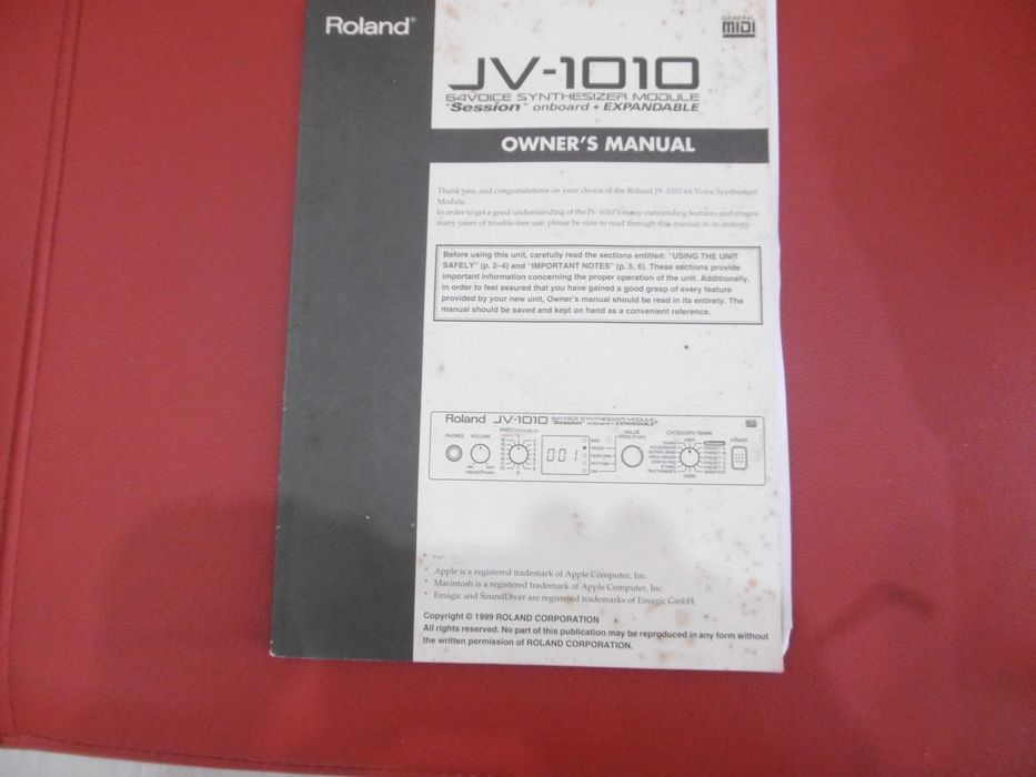 Modul brzmieniowy  Roland   JV  1010