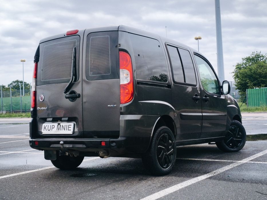 Fiat Doblo 1.9D // 2010 // Zadbany // Klima // 5-Osób // Hak // Raty // Zamiana //