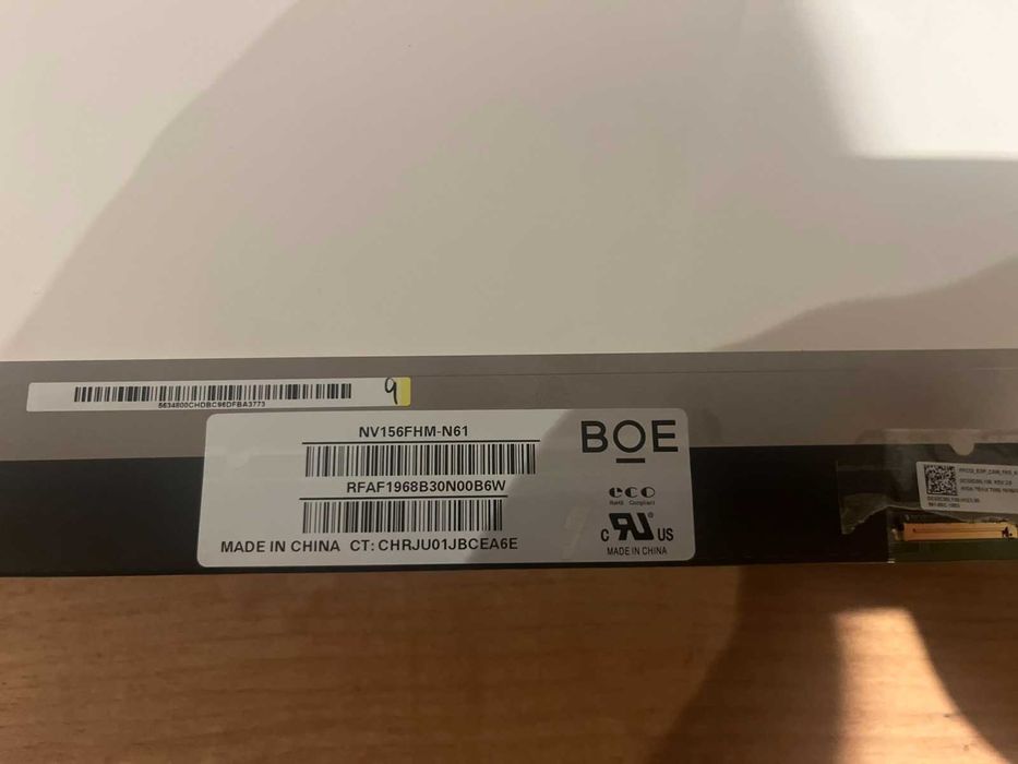 Матрица 15.6 1920x1080 30pin NV156FHM-N61 матовая IPS 72%
