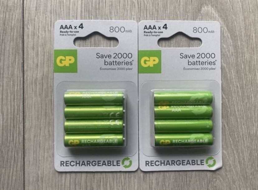 8x Akumulatorki GP AAA R3 800mAh Okazja!!!