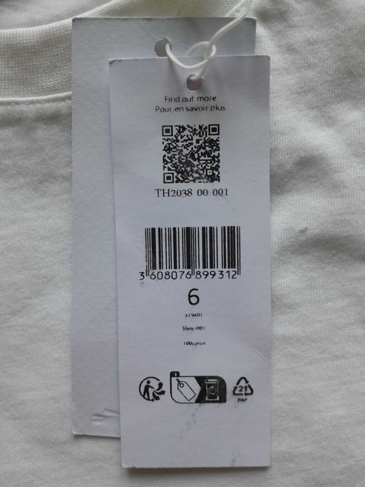 Koszulka biała męska Lacoste