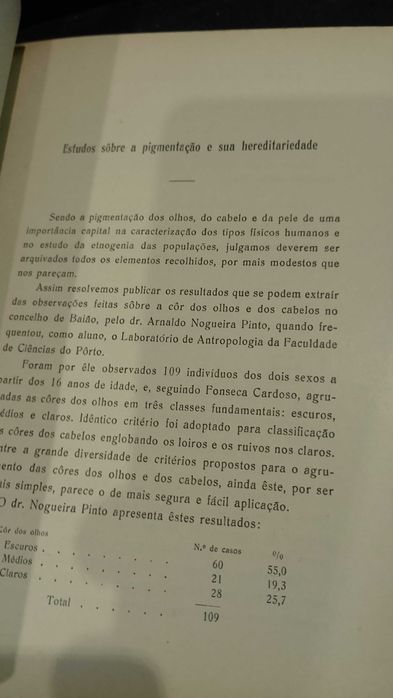 Estudos sôbre a pigmentação e sua hereditariedade - Alfredo Athayde