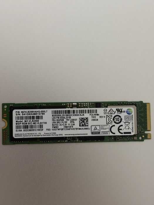 samsung pm981a - купити комплектуючі для ПК - Ціна на OLX.ua