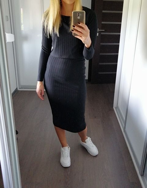 Komplet czarny, rozm. s/m