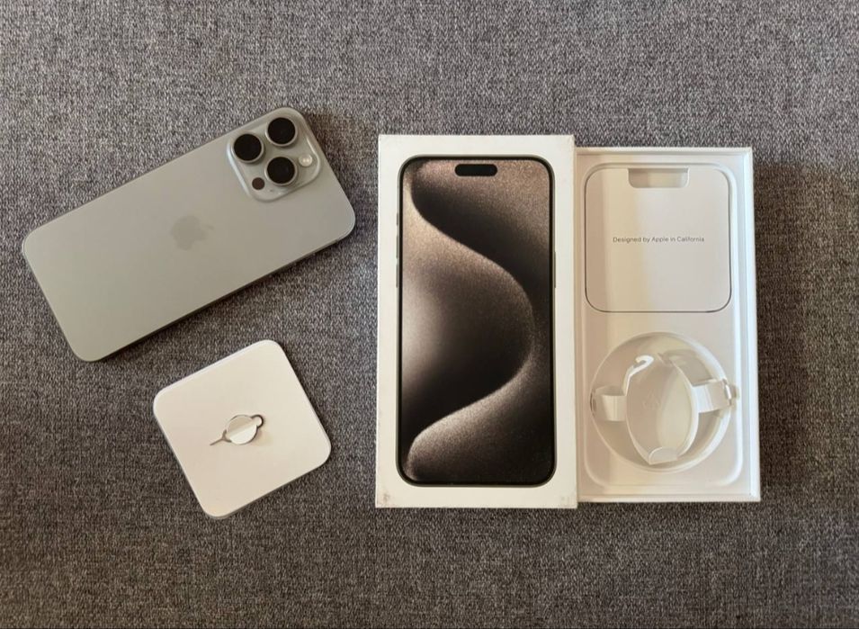 iPhone 15 Pro Max 512GB | Stan jak nowy | Bateria 100% | eSIM