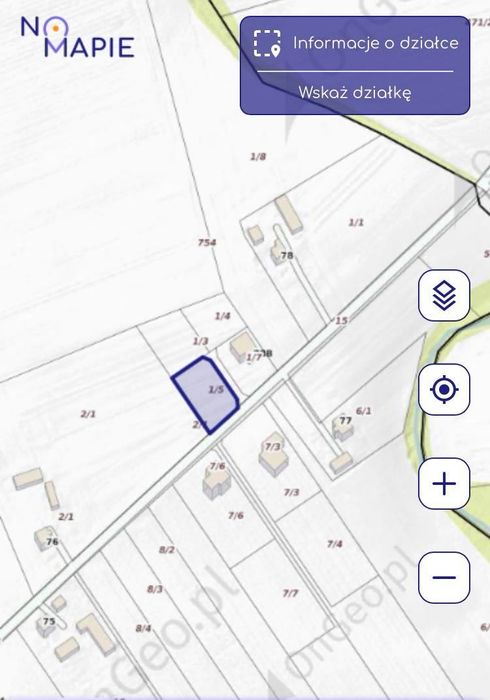 Działka budowlana z WZ, 1360m2, Nasiegniewo / Włocławek – bezpośrednio