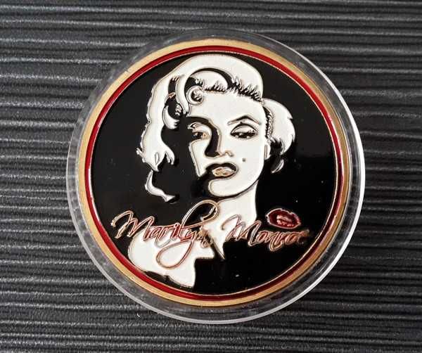 Moneta Marilyn Monroe 40 mm Medal Kapsel 40 mm Nowa