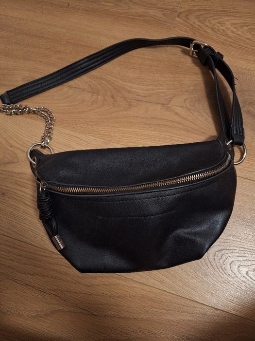 czarna nerka damska torebka