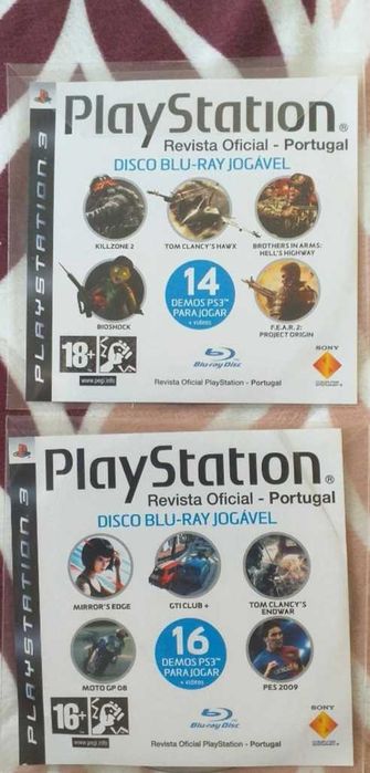 3 cds demos para ps3 novos