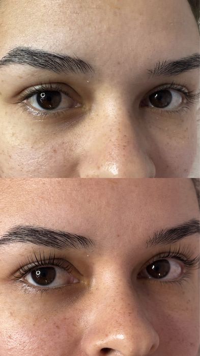 Extensão de pestanas e lash liftting