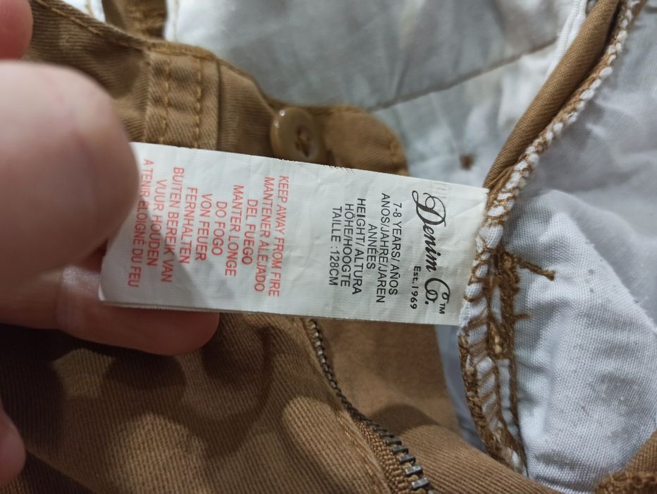 Eleganckie spodnie, rozm. 128