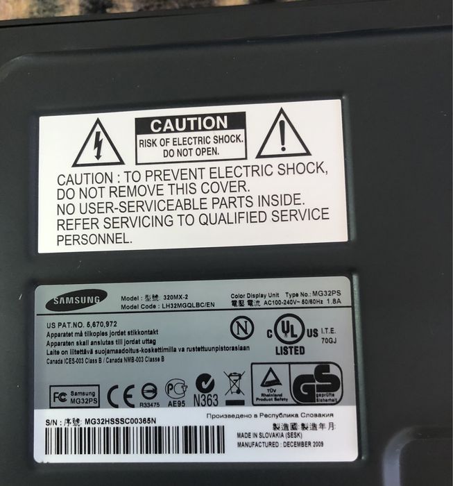 Monitor Samsung SyncMaster 32” Profissional HD