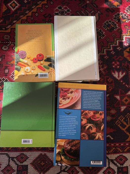 Leite de 5 livros alimentos / culinária