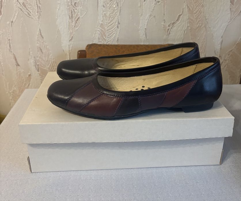 Кожанные туфли 39-40 р.