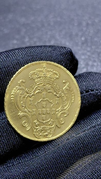 Moeda Ouro Peca 1788 Rio Veu Viuva