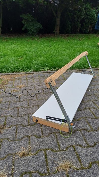 Gilotyna do styropianu gotowa do pracy (cięcie pod kątem) 105-130 cm