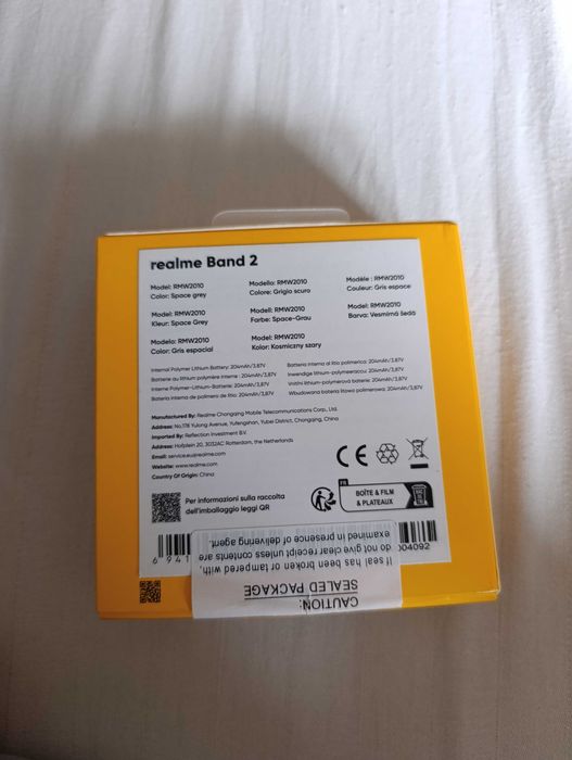 Smartband smartwatch Realme band z urwanym paskiem