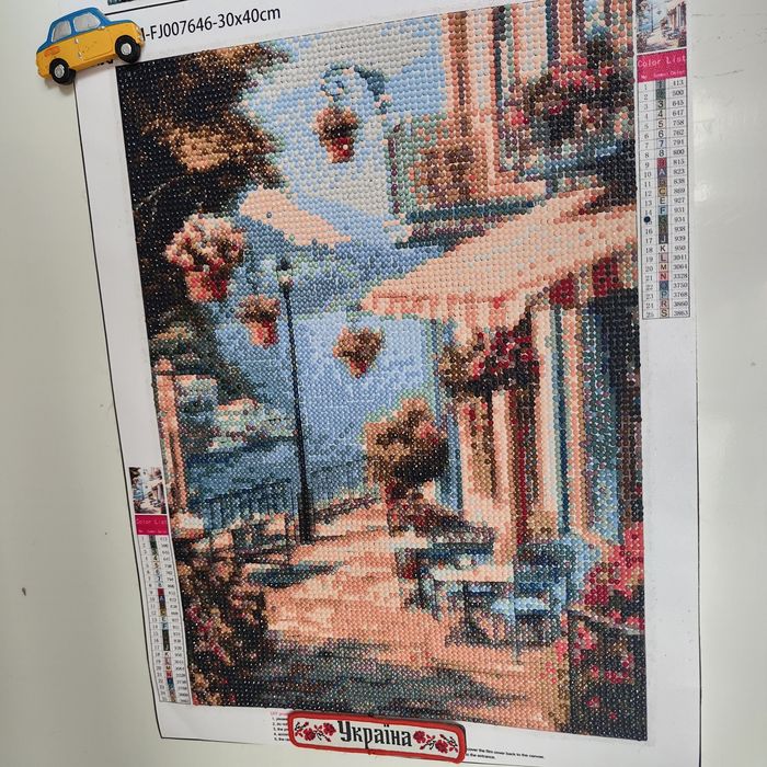 Готова 30*40 см діамантова, алмазна картина