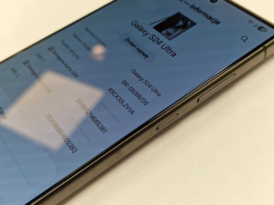Samsung Galaxy S24 ULTRA/ 12GB/ 256GB/ Titanium Black/ Grade A- + ładowarka/ Gwarancja